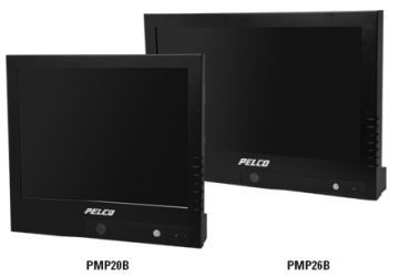 Компания Pelco расширила собственную номенклатуру устройств визуализации изображения двумя моделями TFT-мониторов PMP20B(W) (диагональ экрана 20") и PMP26B(W) (диагональ экрана 26")