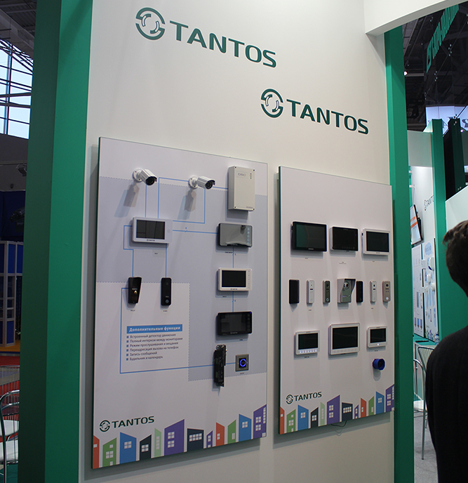 Видеодомофоны Tantos на MIPS 2014