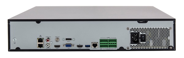Новый 64-канальный сетевой видеорегистратор STNR-6433. Задняя сторона