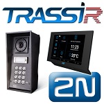 Использование продуктов 2N в составе IP-домофонии TRASSIR