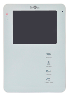Smartec представляет бюджетный многофункциональный монитор для видеодомофона ST-MS204M-WT