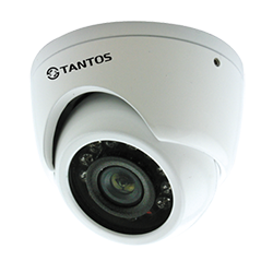 TSc-EBm960HB фиксированная купольная видеокамера 700 ТВл с антивандальной защитой и ИК-подсветкой TANTOS