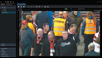 Система распознавания лиц на стадионе R.W. D. Molenbeek
